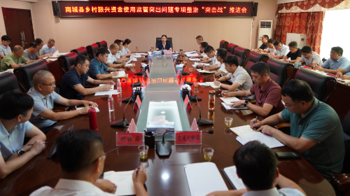 全縣鄉村振興資金使用監管突出問題專項整治“突擊戰”推進會召開